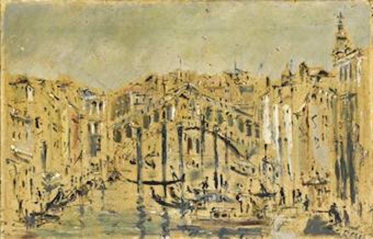 Ponte di Rialto by Filippo de Pisis