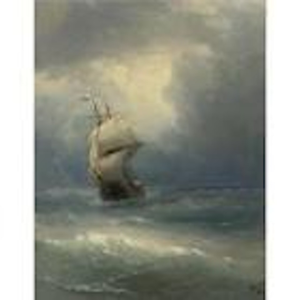 Ship at sea by Ivan Konstantinovich Aivazovsky