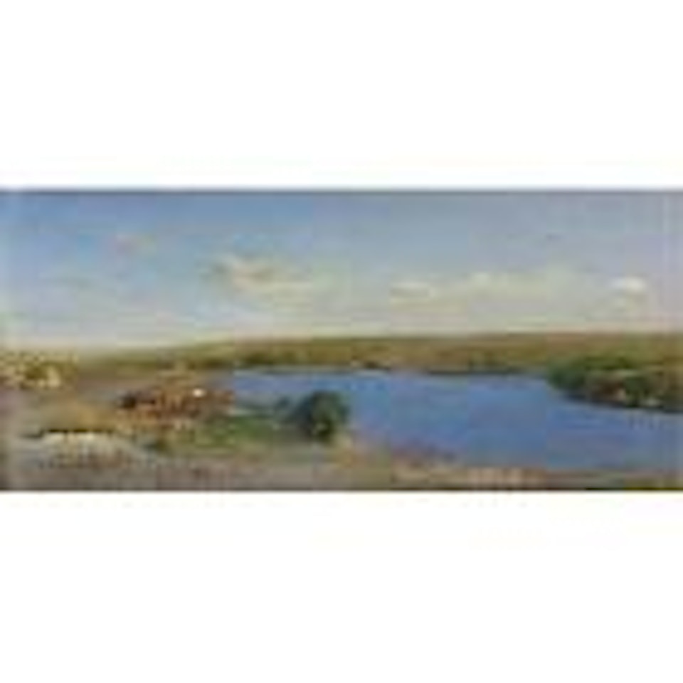 Our pond in Motrenovka, 1923 by Ivan Pavlovitch Pochitonov