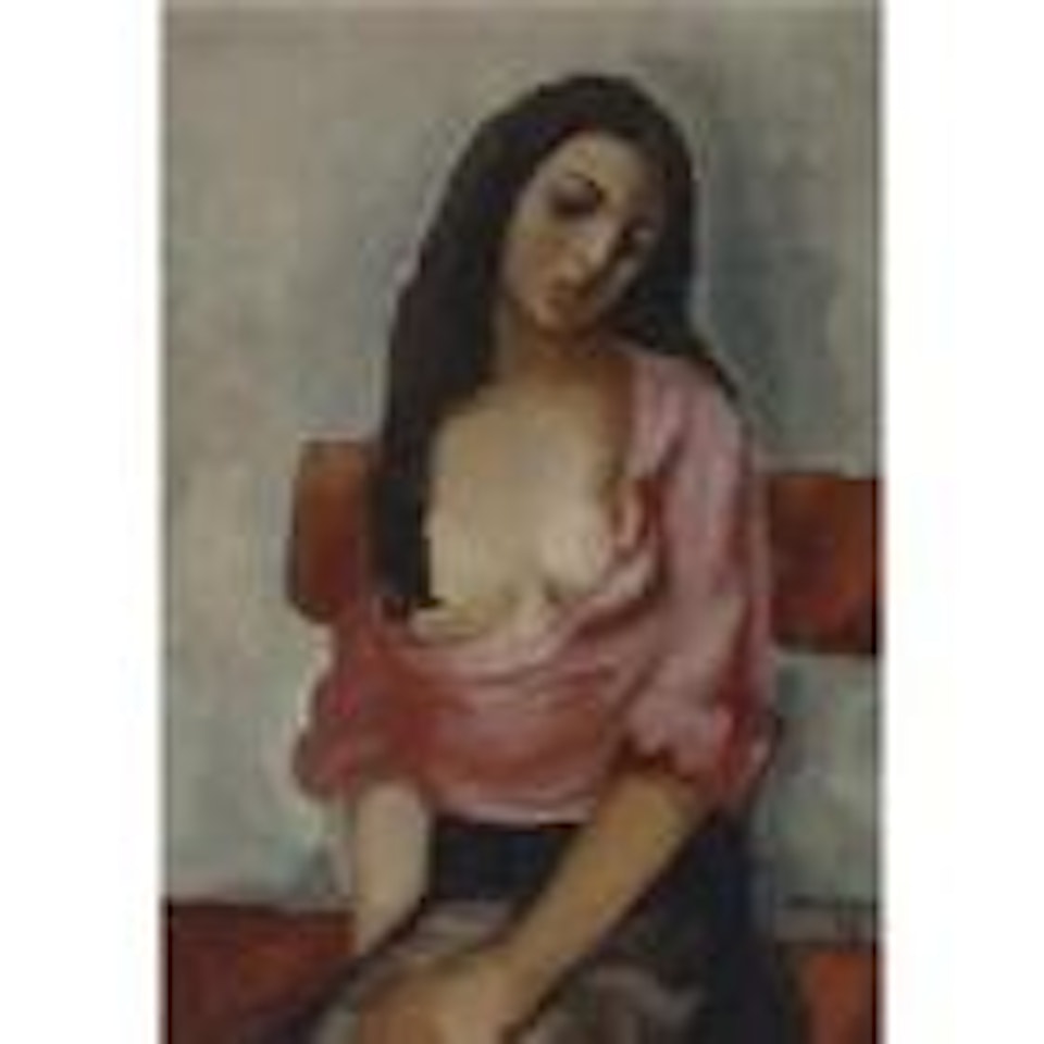 Portrait of a woman by Emmanuel Mané-Katz