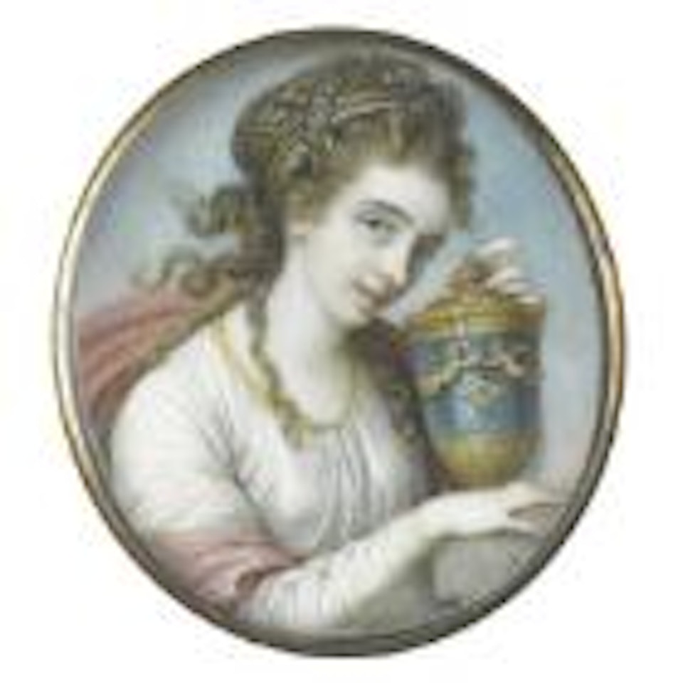 Portrait of an actress by Richard Cosway