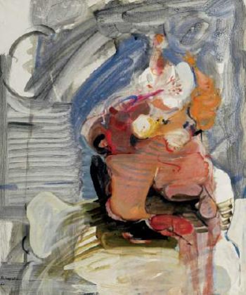 Nu assis by Paul Rebeyrolle