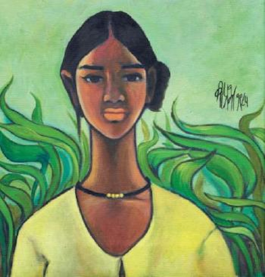 Portrait de femme by B Prabha