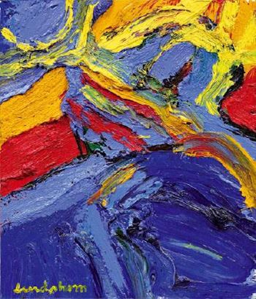 Creature dans le paysage by Bengt Lindstrom