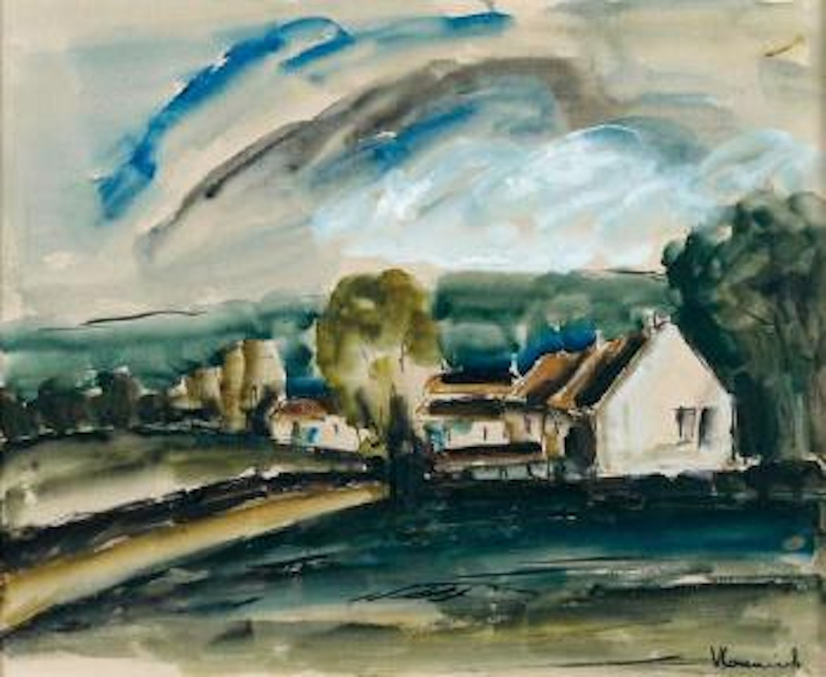 Le hameau by Maurice de Vlaminck