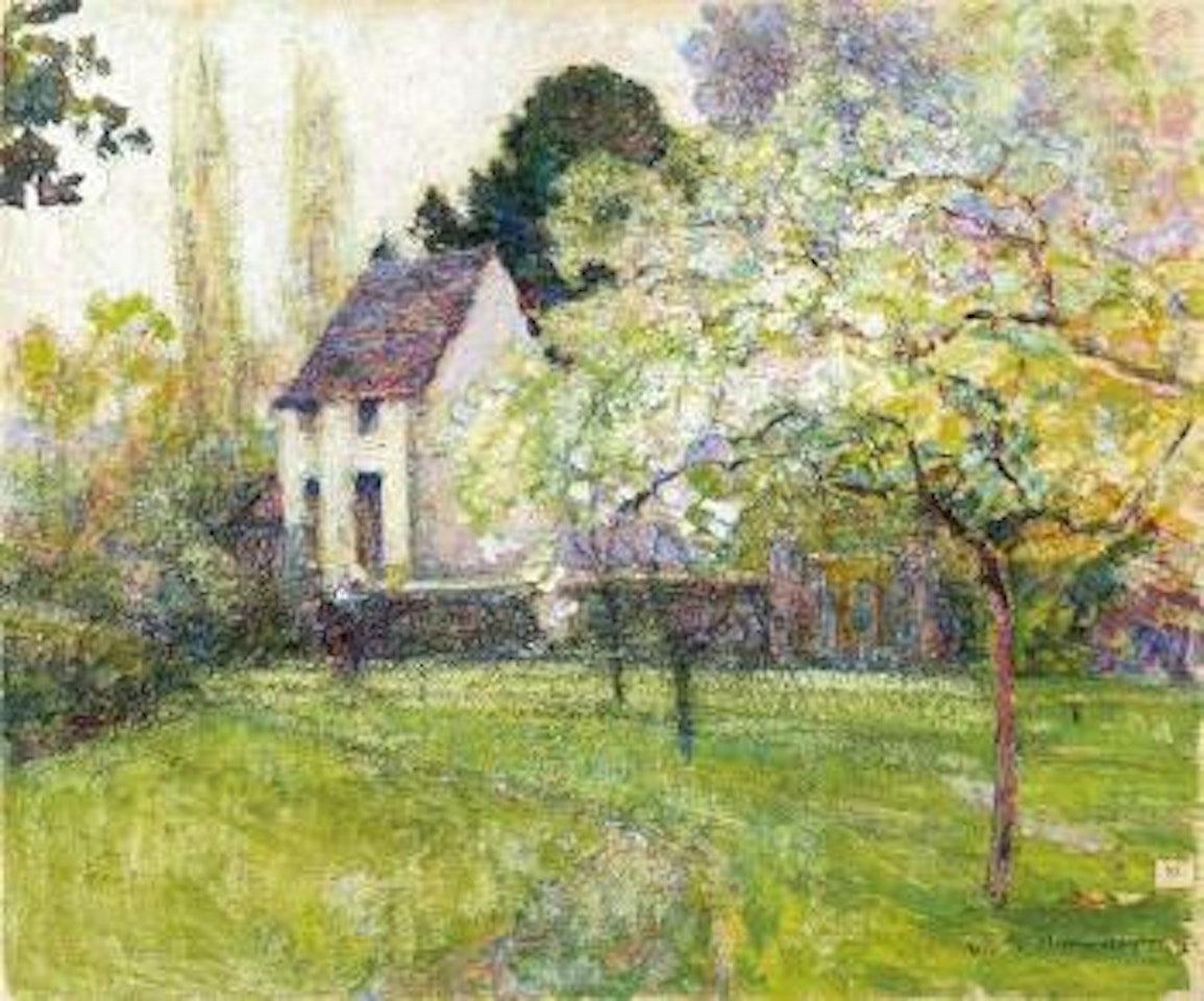 Verger devant la maison by Victor Charreton