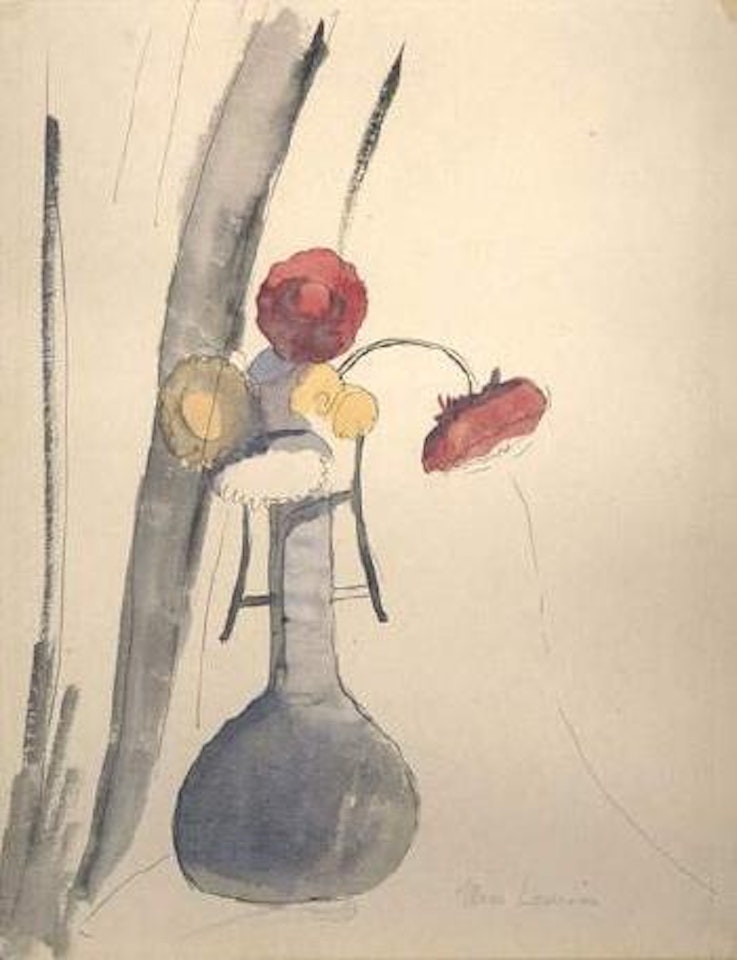 Vase de fleurs by Marie Laurencin