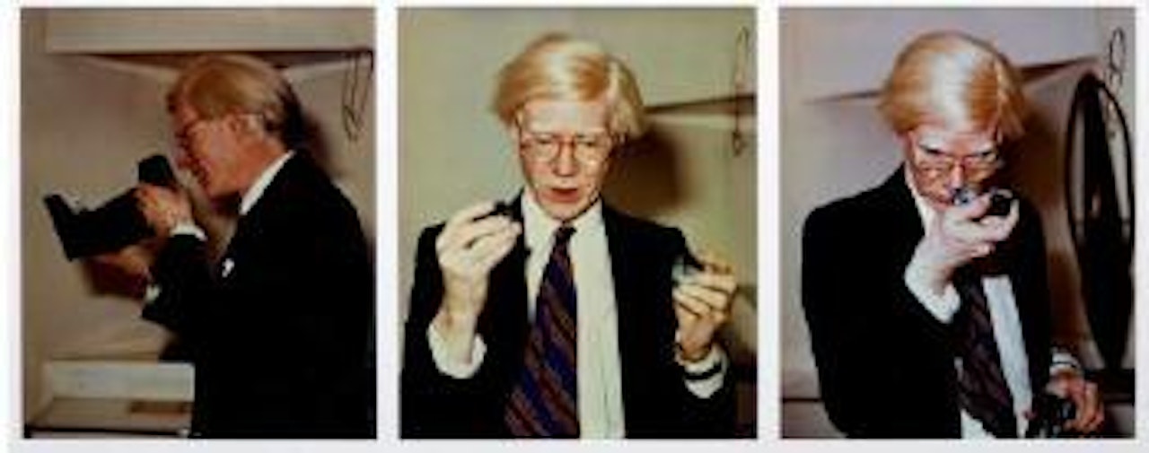 Andy triptyque by Andy Warhol
