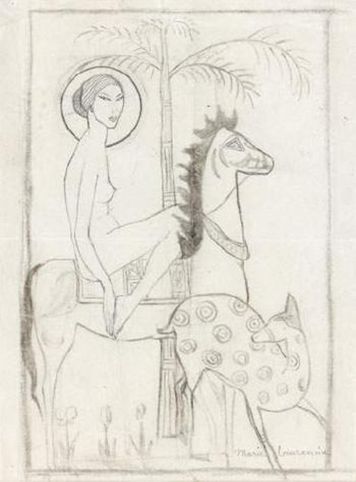 Diane a la chasse, etude pour la gravure by Marie Laurencin