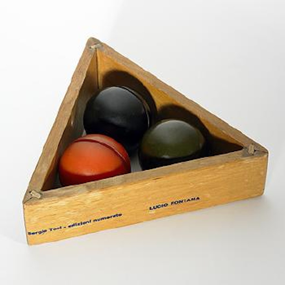 Untitled (Palline) by Lucio Fontana