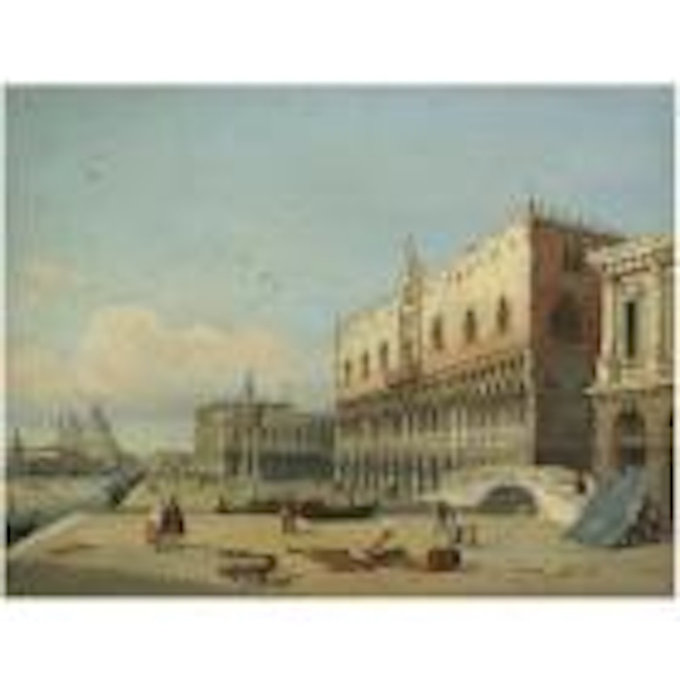 Venice, a view of the Doge's Palace and Piazzetta looking west from the Riva degli Schiavoni by Carlo Grubacs