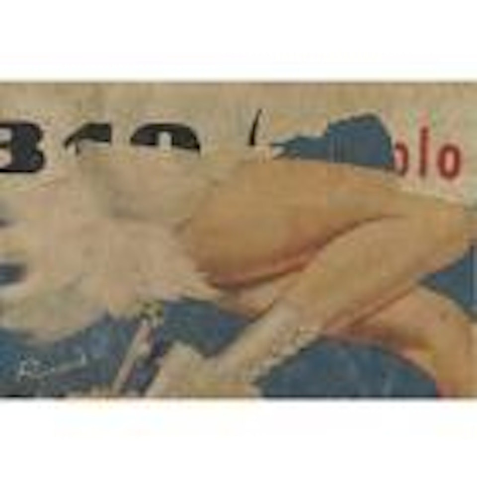 Gambe a riposo by Mimmo Rotella