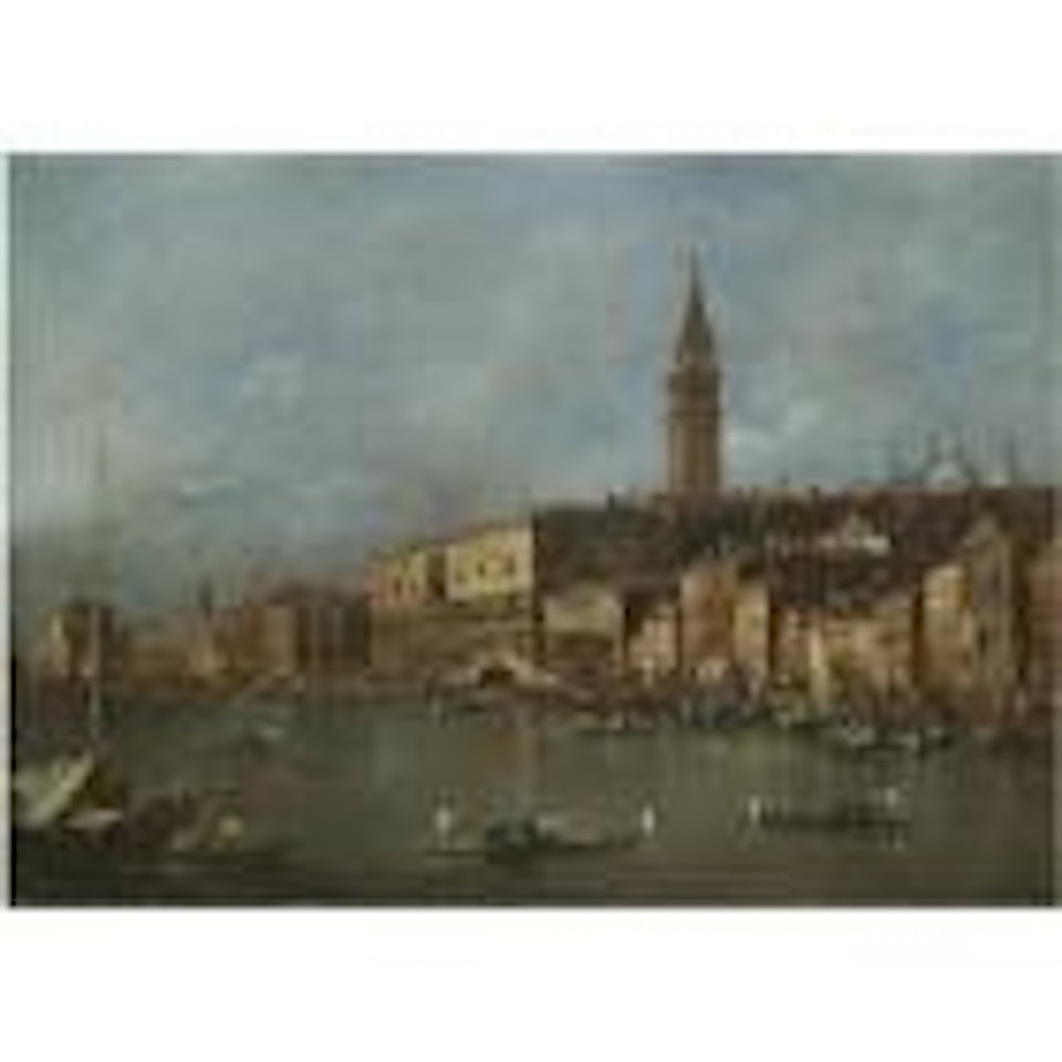 Venice, A view of the Riva degli Schiavoni seen from the east with the Palazzo Ducale and Piazzetta beyond by Francesco Guardi