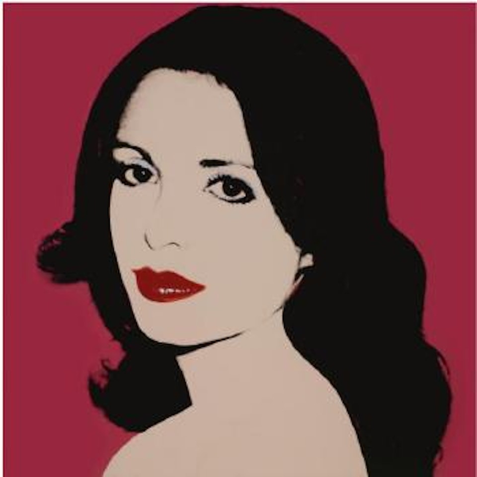 Portrait of Laura de Coppet by Andy Warhol