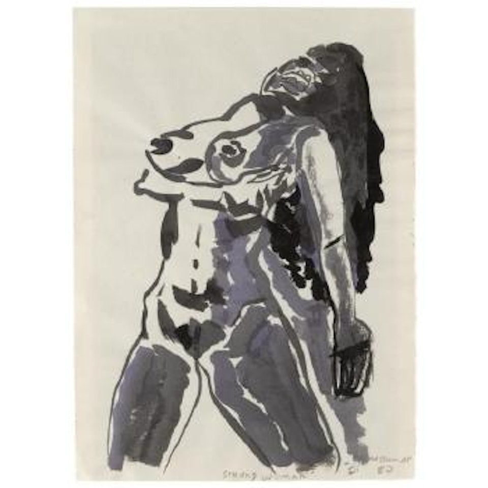 Strong woman by Marlene Dumas