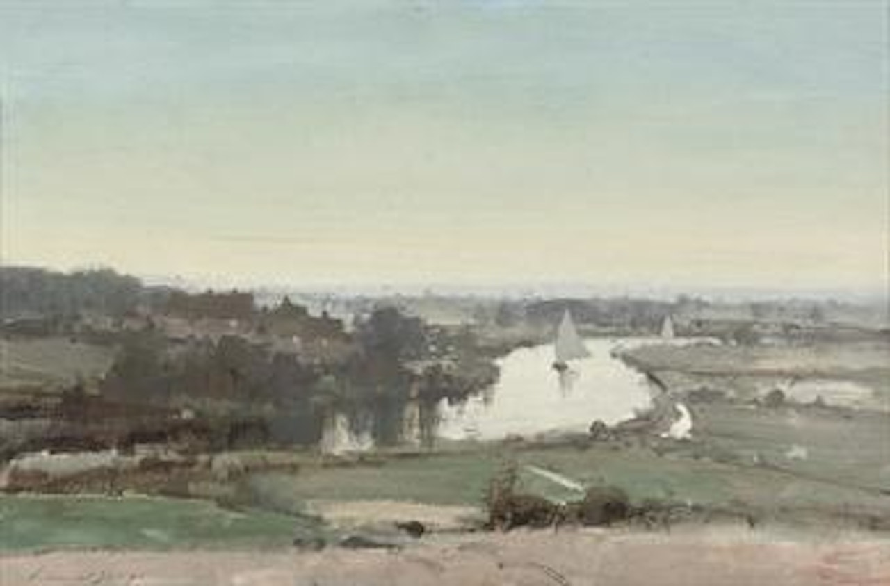 Calm evening on the Waveney by Edward Seago