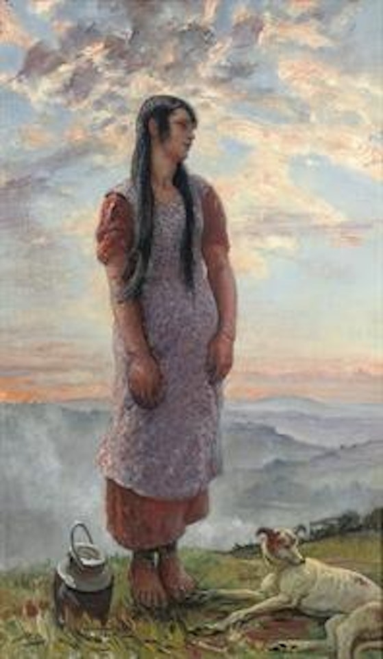 Beulah on top of the hills by Laura Knight