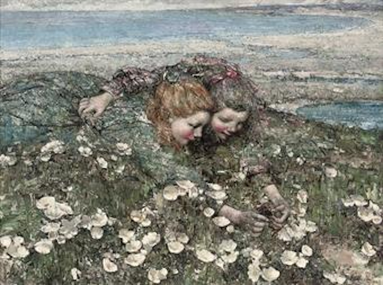 The Red Admiral by Edward Atkinson Hornel