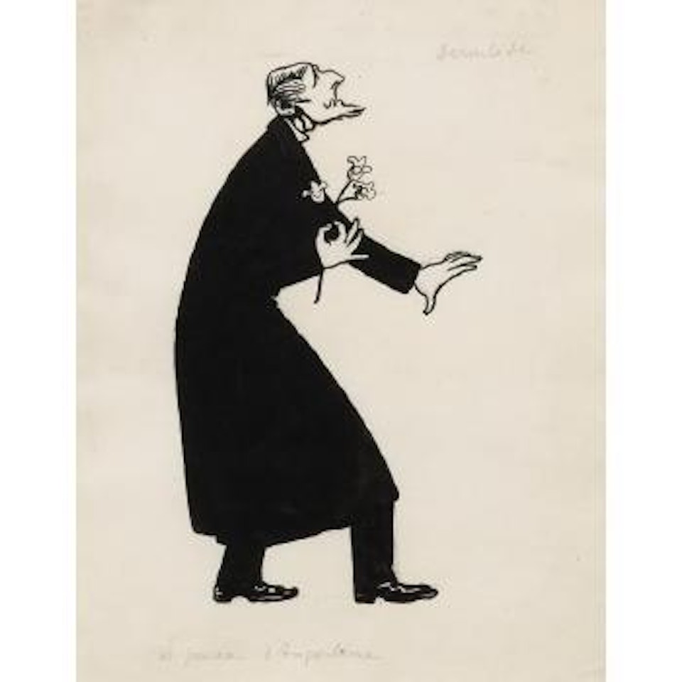 Deroulede. 'Le Puceau d'Angouleme'. (I) Couverture du Cri De Paris, 15 Octobre 1899. 'Baggessen' (II) Couverture du Cri de Paris, 14 Janvier 1900 by Félix Vallotton