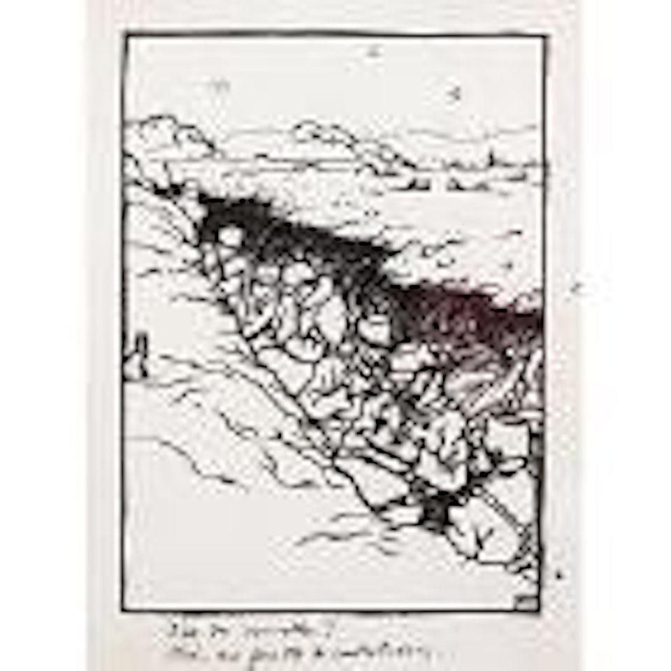 Dans les tranchees '-t'as Des Nouvelles ? –Oui, ma feuille de contributions.' La Grande Guerre par les Artistes, No. 3, 1914 -1915. by Félix Vallotton