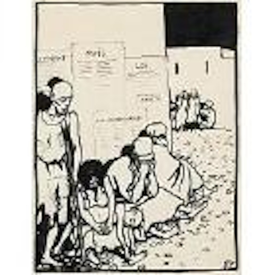 Cedant au rayonnement de l'ame Francaise, les indigenes, nous aiment en obeissant à nos Lois…" E. Loubet (Discours d'Alger). Le Canard Sauvage, No. 6, 25 Avril 1903 by Félix Vallotton