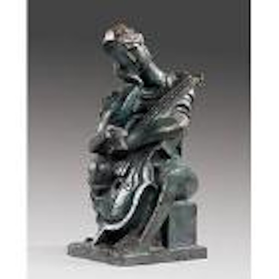 La ou Le violoncelliste ou Le compositeur by Ossip Zadkine