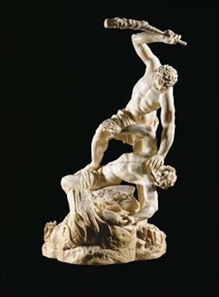 Groupe En Ivoire Sculpte Representant Cain Et Abel by Simon Troger