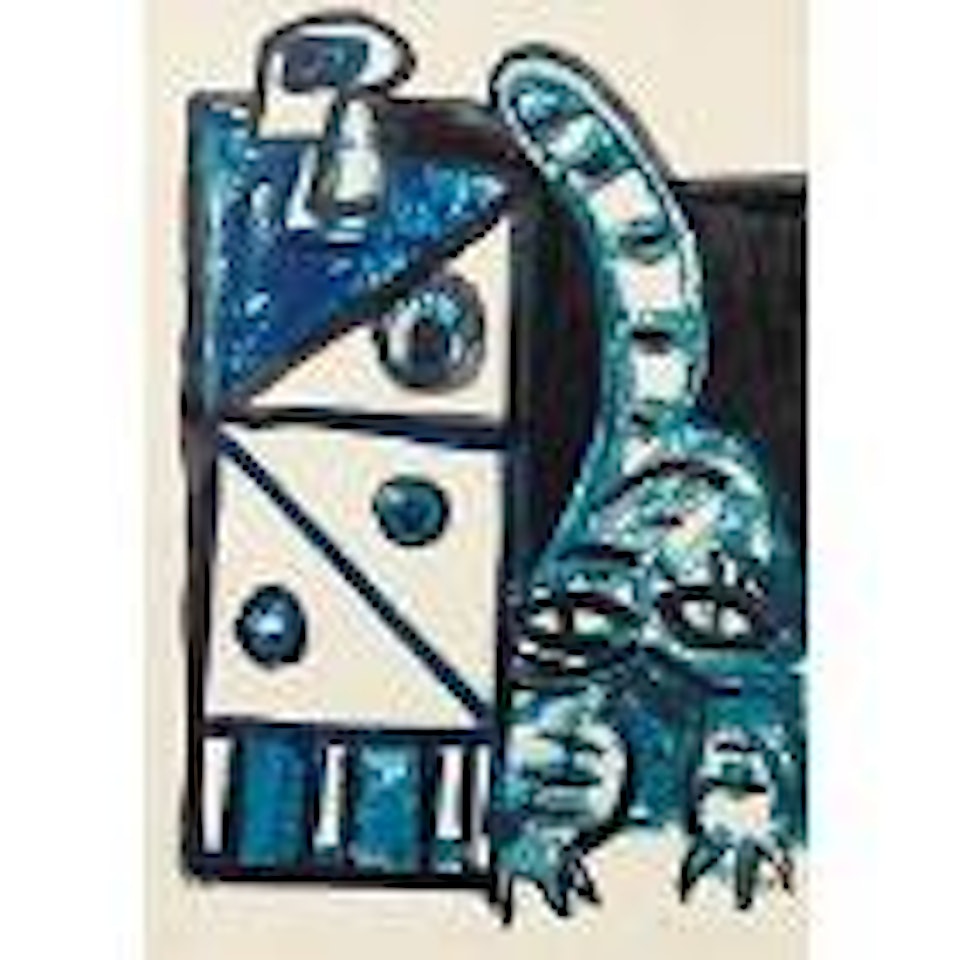 El gato Azul by Oscar Dominguez