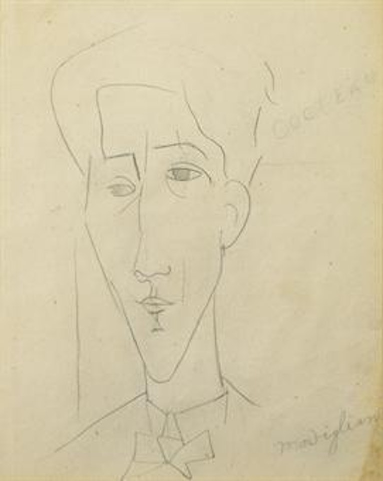 Portrait de Jean Cocteau by Amedeo Modigliani