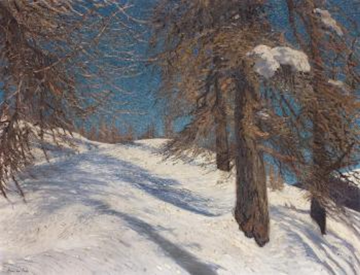 Winterlandschaft by Hans am Ende
