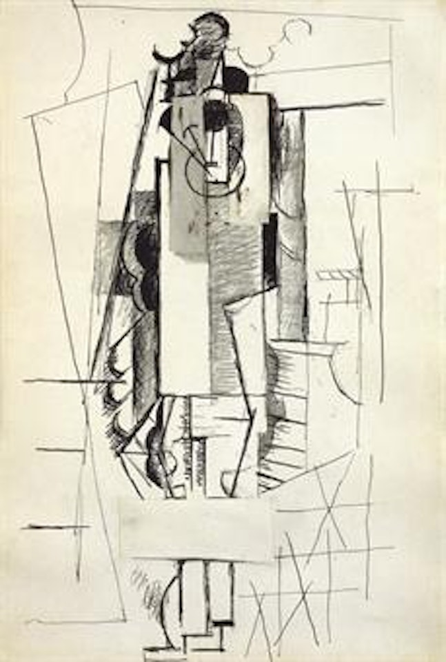 Homme dans un fauteuil by Pablo Picasso