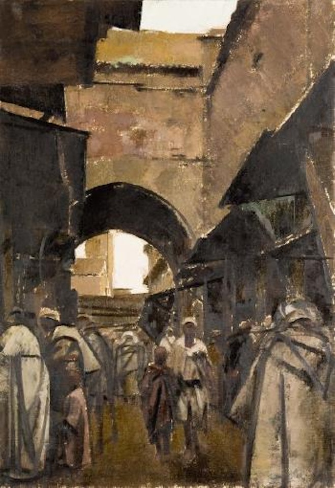 Rue de Fes (Sept heures) by Bernard Boutet de Monvel
