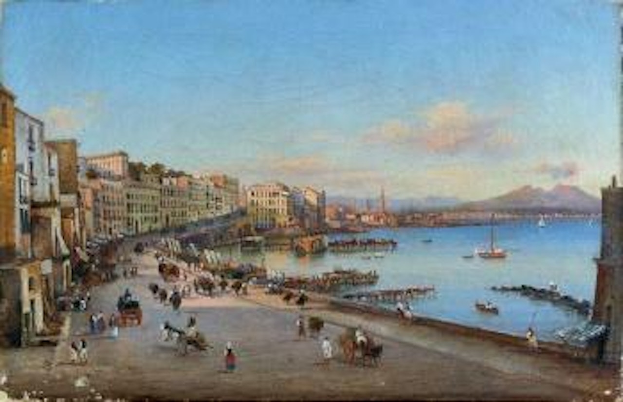 Vue de Naples, Sant Lucia by Neapolitan School
