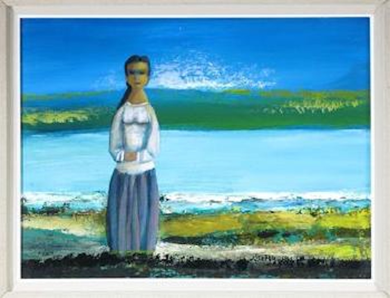 Woman on the shore by Daniel O'Neill