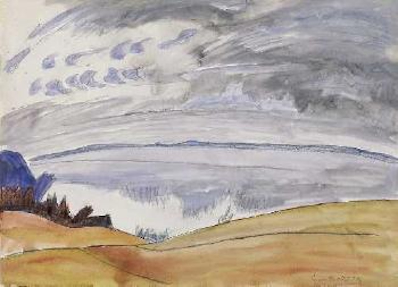 Blick aufs Meer by Erich Heckel
