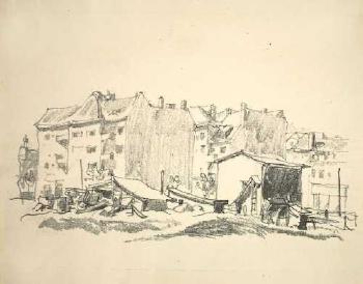 Berliner Hinterhöfe by George Grosz