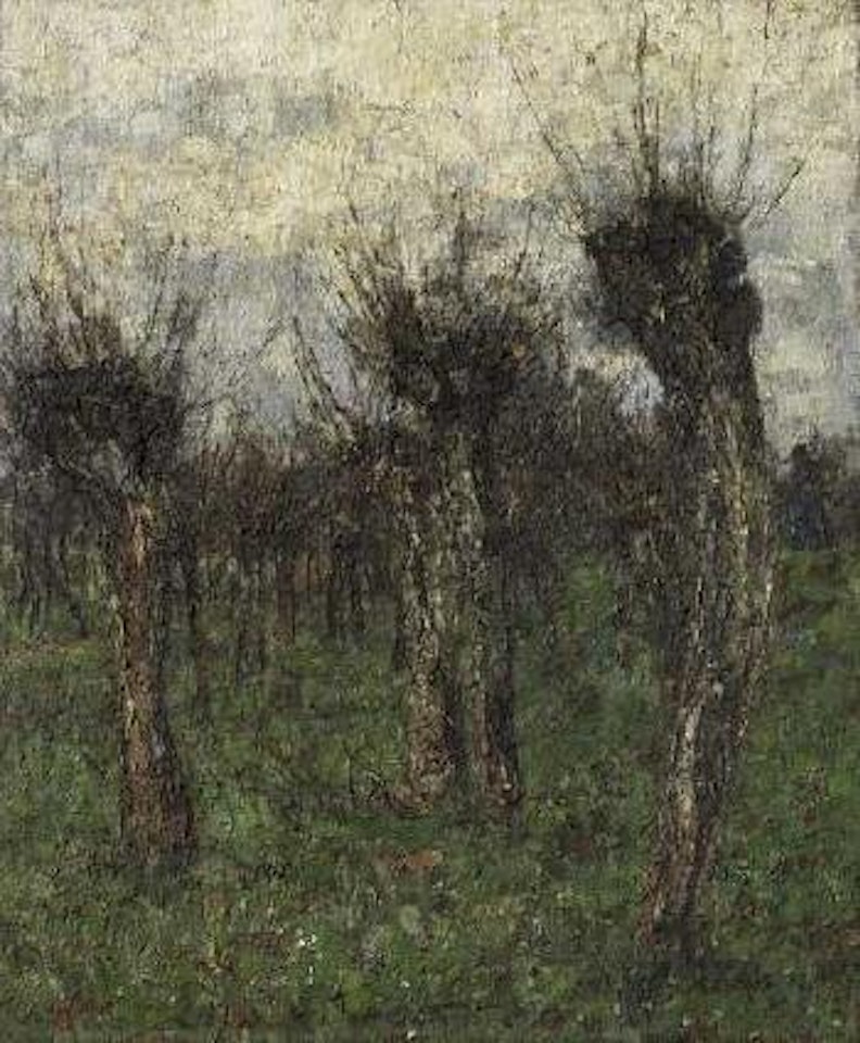 Alte Weiden bei Ehringsdorf by Christian Rohlfs