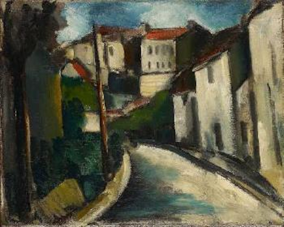 Rue de village by Maurice de Vlaminck