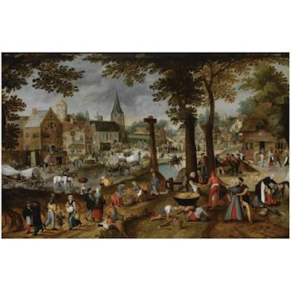 The Kermesse Of Saint George by Flemish School