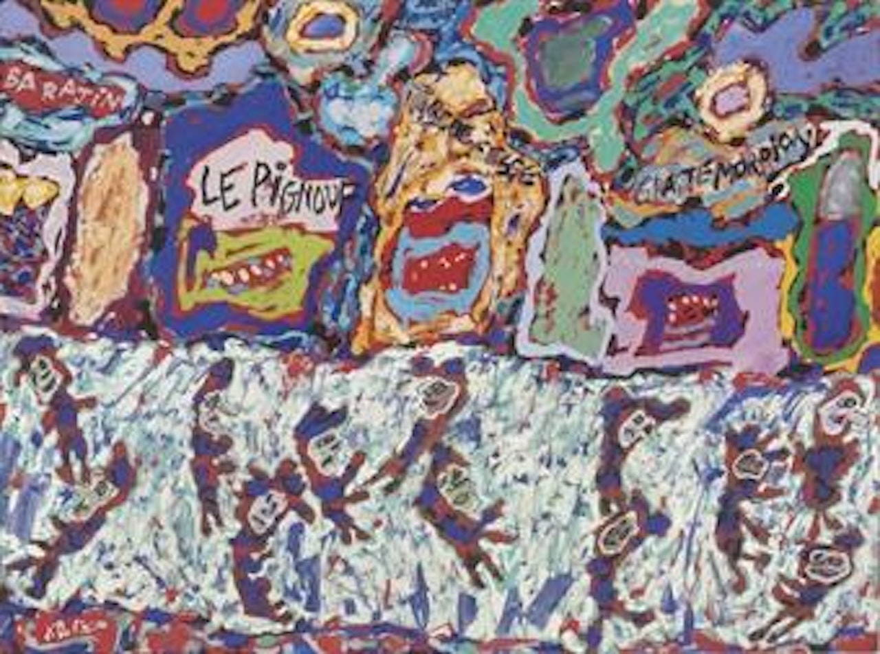 Le pignouf by Jean Dubuffet