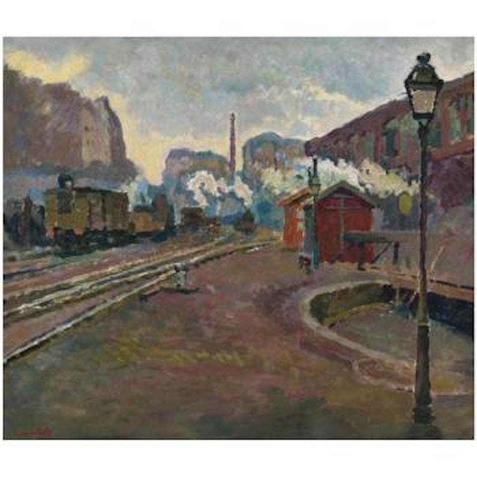 La Gare Saint-Lazare by Raoul Dufy