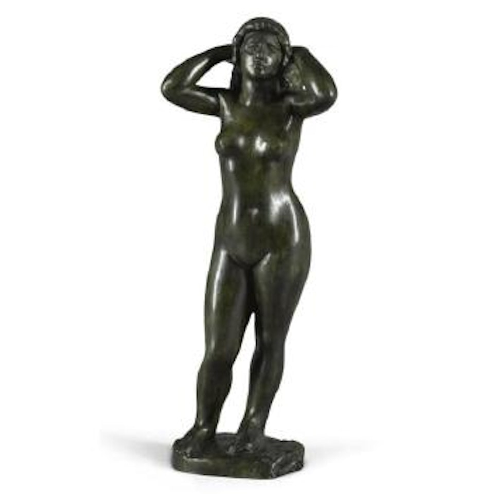 Nu Debout Se Coiffant by Aristide Maillol