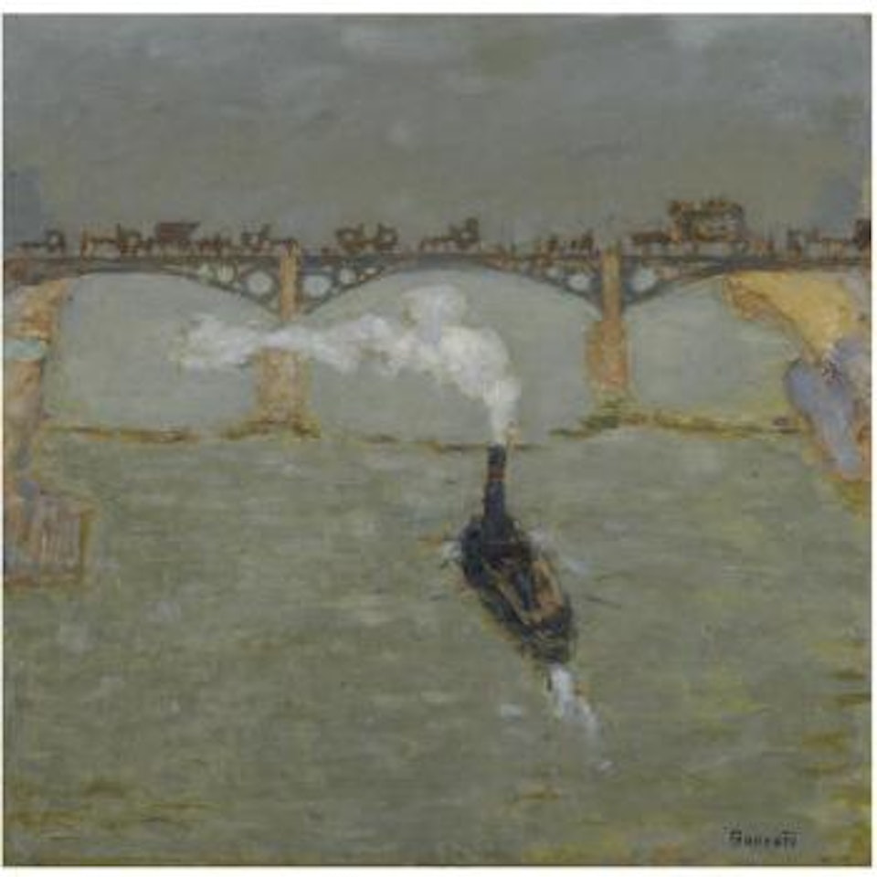 Remorqueur, Pont Sur La Seine by Pierre Bonnard