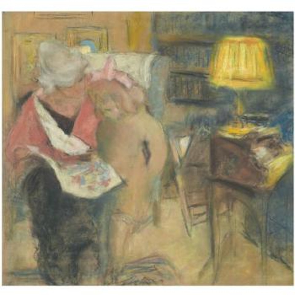 Lucy Hessel Et Lulu, Rue De Naples ('Les Images') by Édouard Vuillard