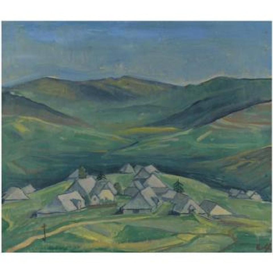 Blaue Landschaft (Blue Landscape) by Karl Hofer
