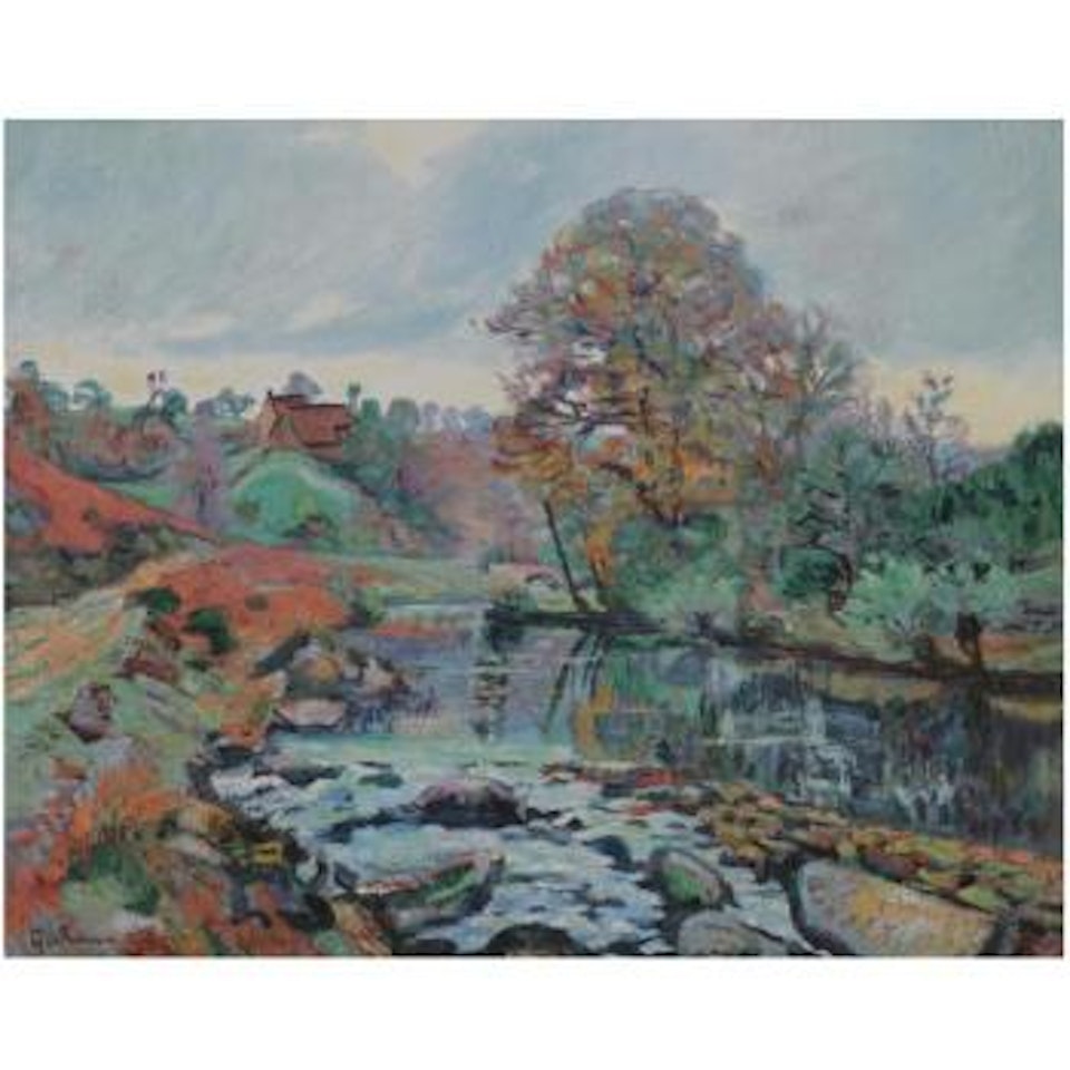 Paysage De La Creuse, Vue Du Pont Charraud by Armand Guillaumin