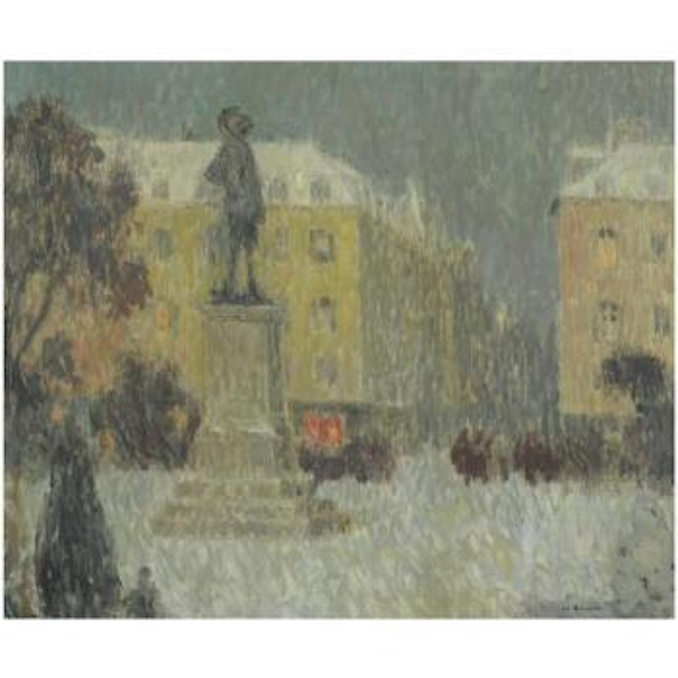 La Place Hoche, Versailles by Henri Le Sidaner
