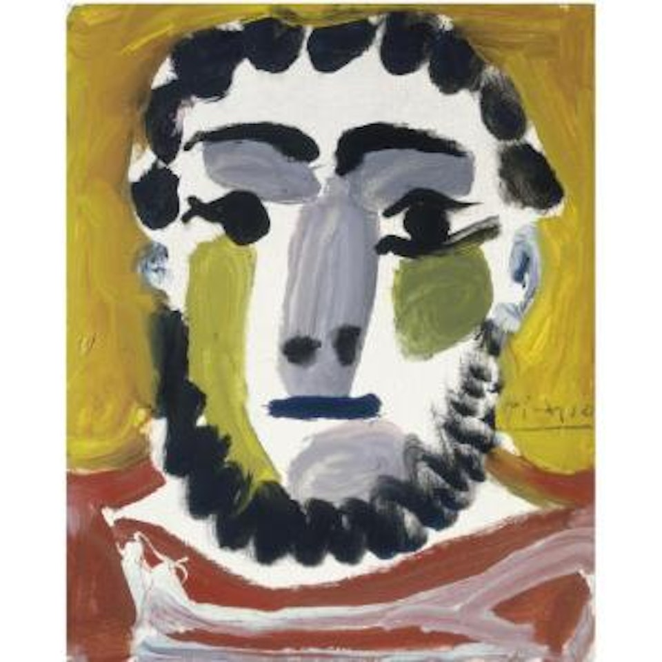 Tête d'homme Barbu by Pablo Picasso