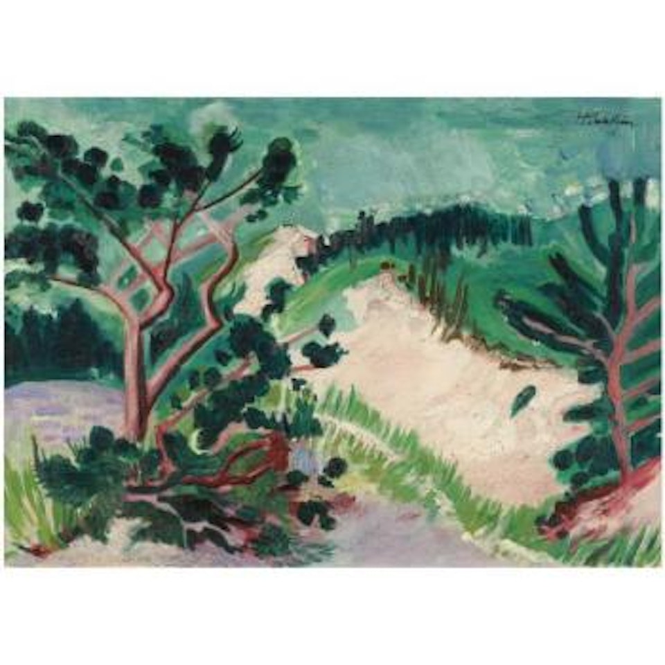 Kiefer In Den Dünen (Pine Trees In The Dunes) by Max Pechstein