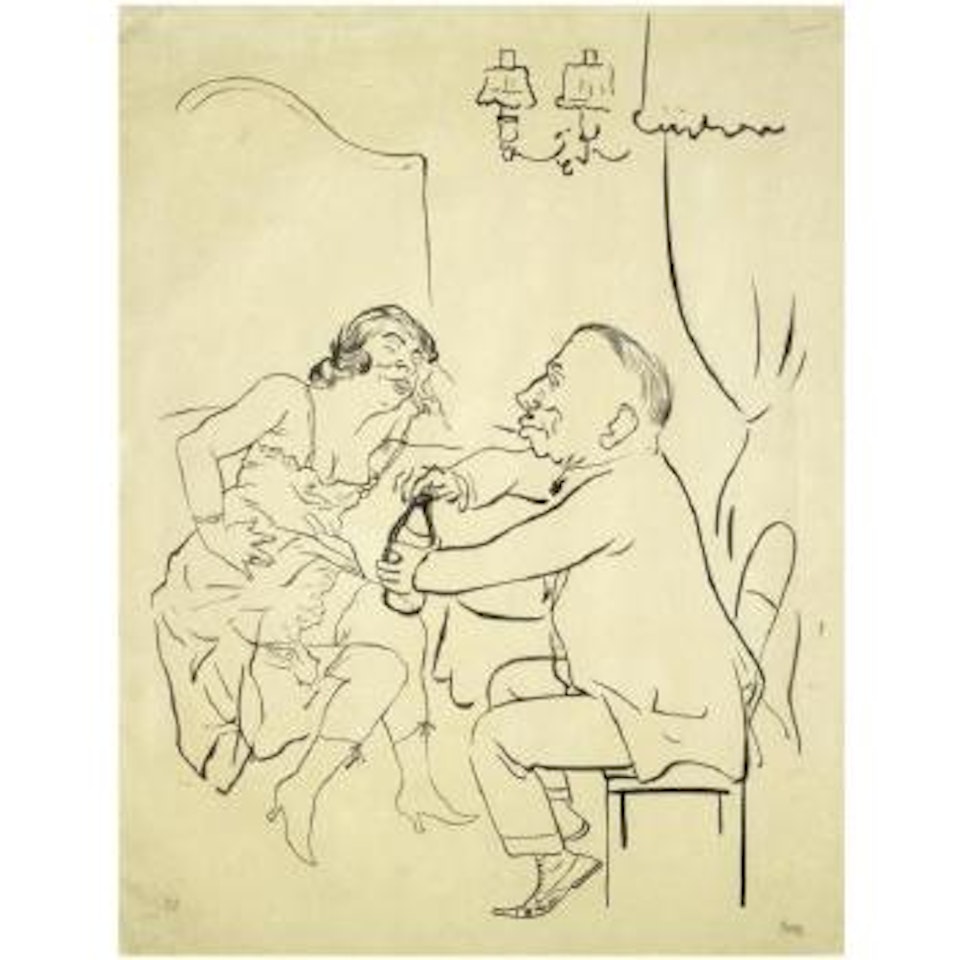 Schäferstündchen (Lovers' Tryst) by George Grosz